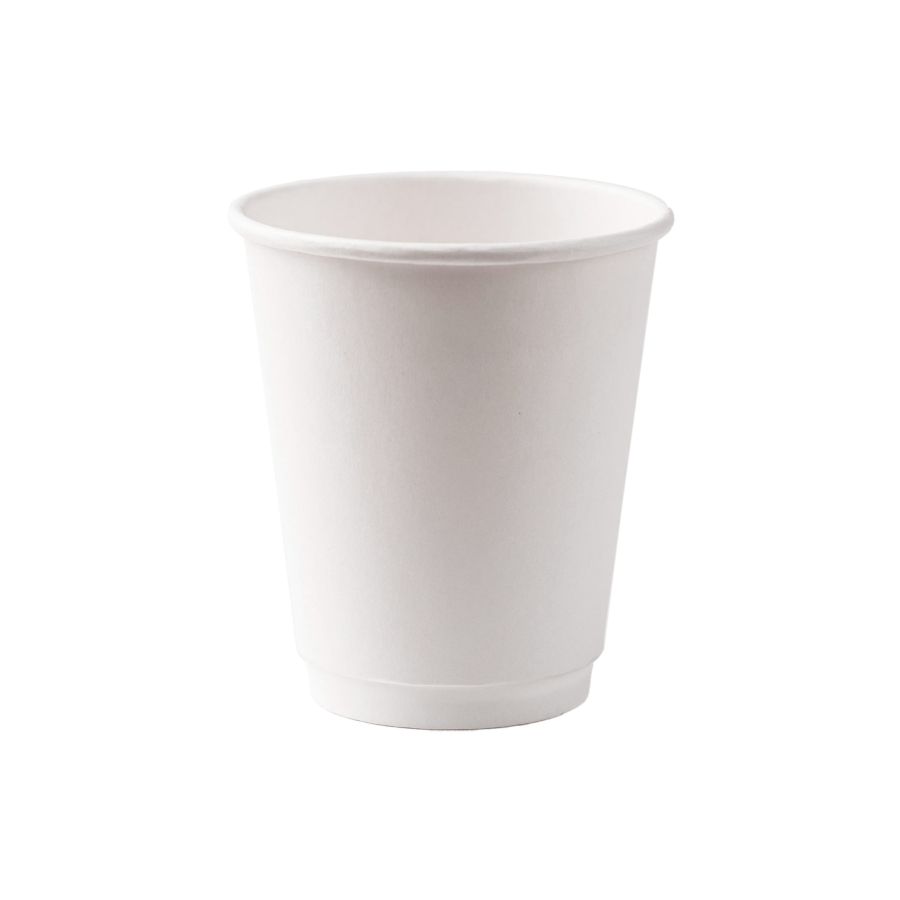 Стакан двухслойный белый