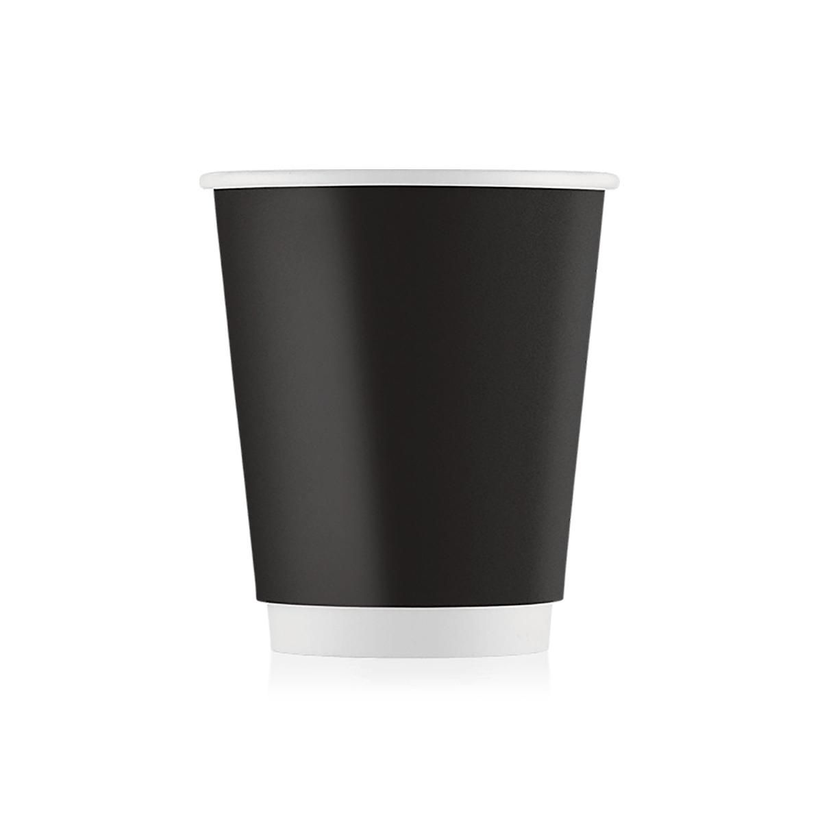 Стакан двухслойный черный 